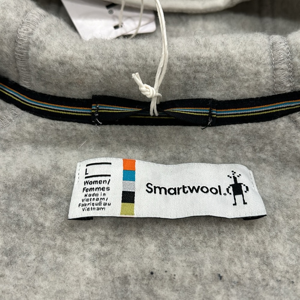 SMARTWOOL | ASH HEATHER HUDSON TRAIL FLEECE ANORAK - Picture 4 of 6